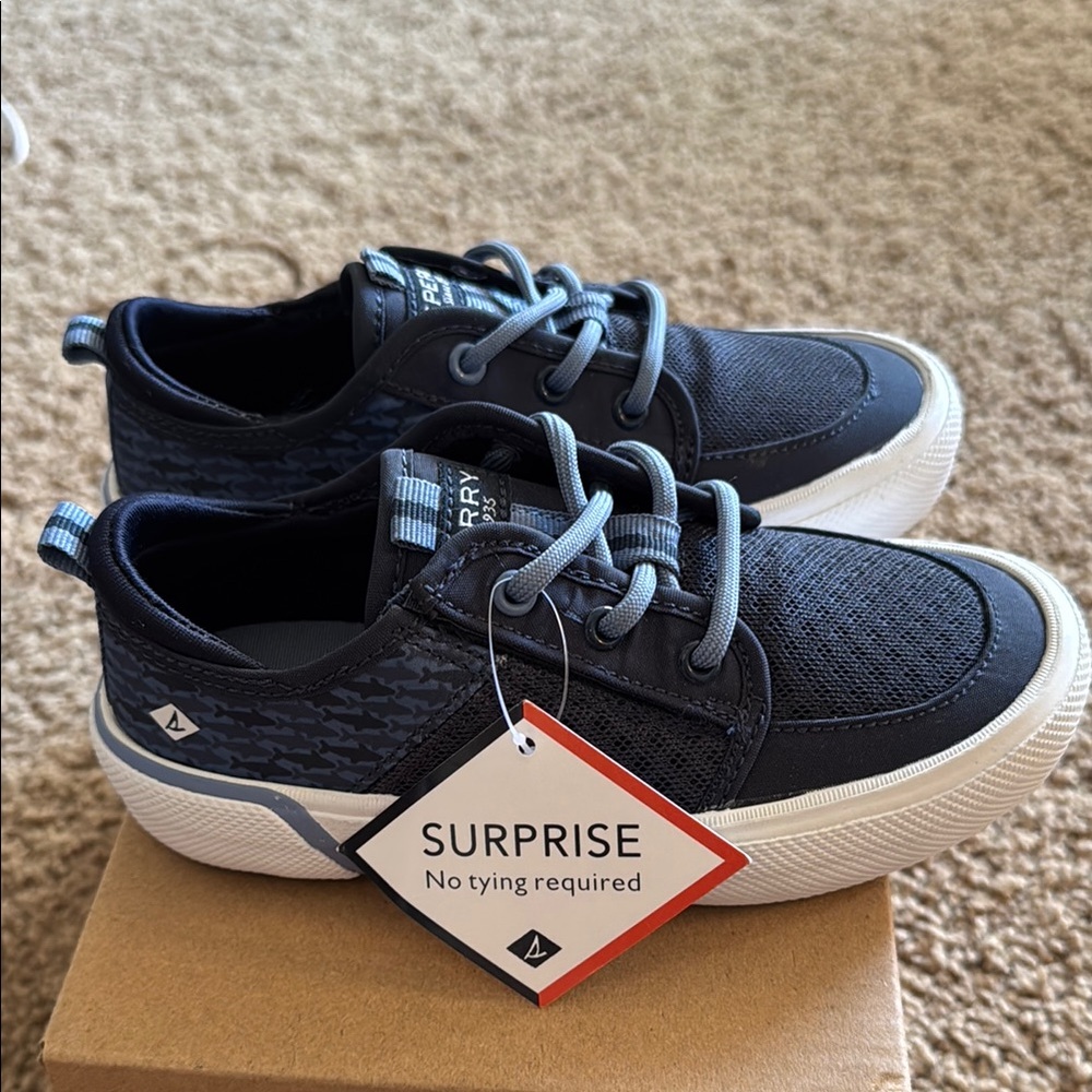 Sperry Soletide Jr. Kids Sneakers - Navy Blue